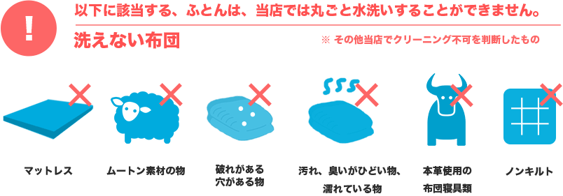 リナビスで洗えない布団