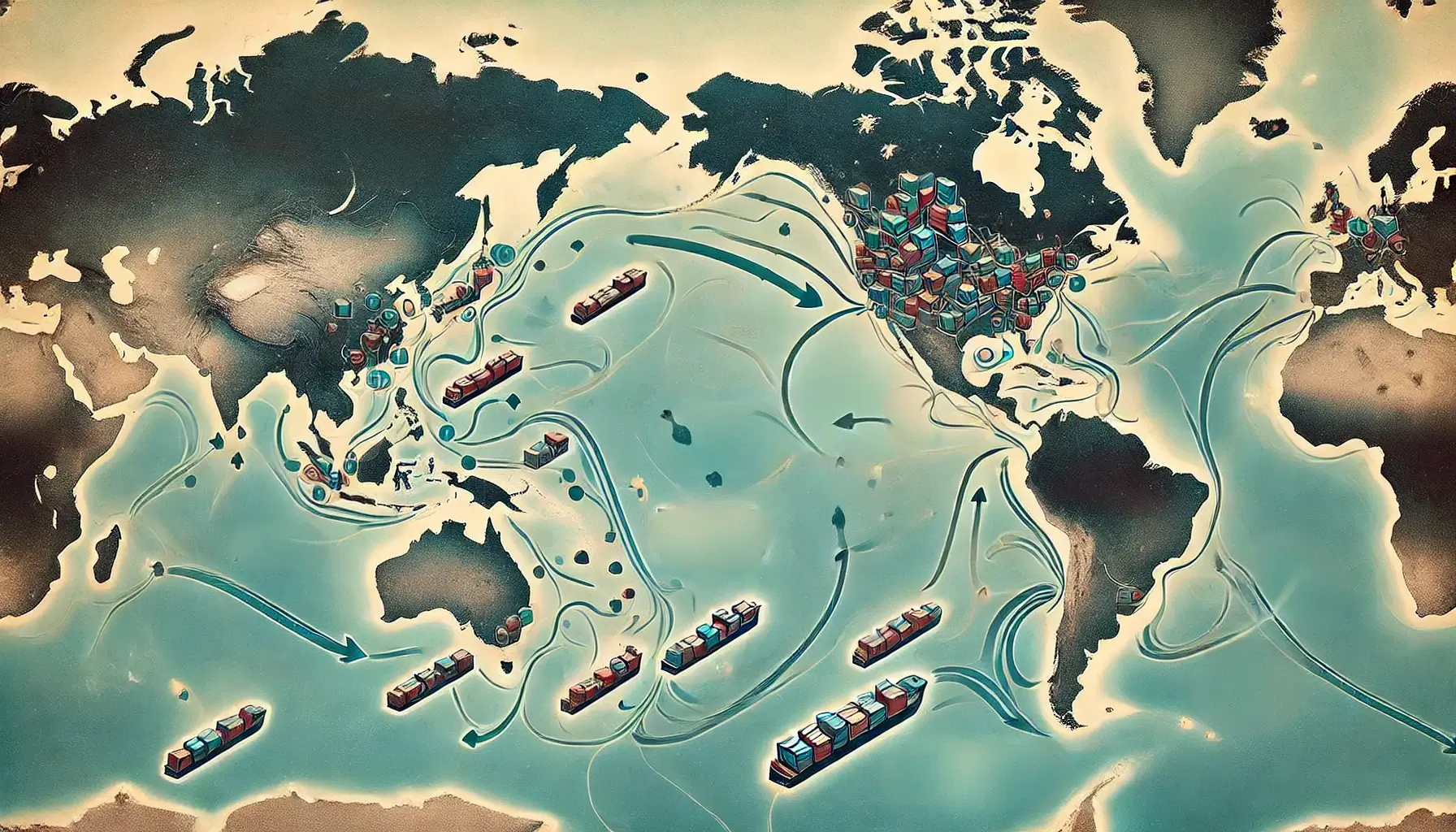 トランプ関税で輸出コンテナの勢い低下