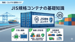 JIS規格コンテナとは？海上コンテナとの違い・建築確認・価格をわかりやすく解説