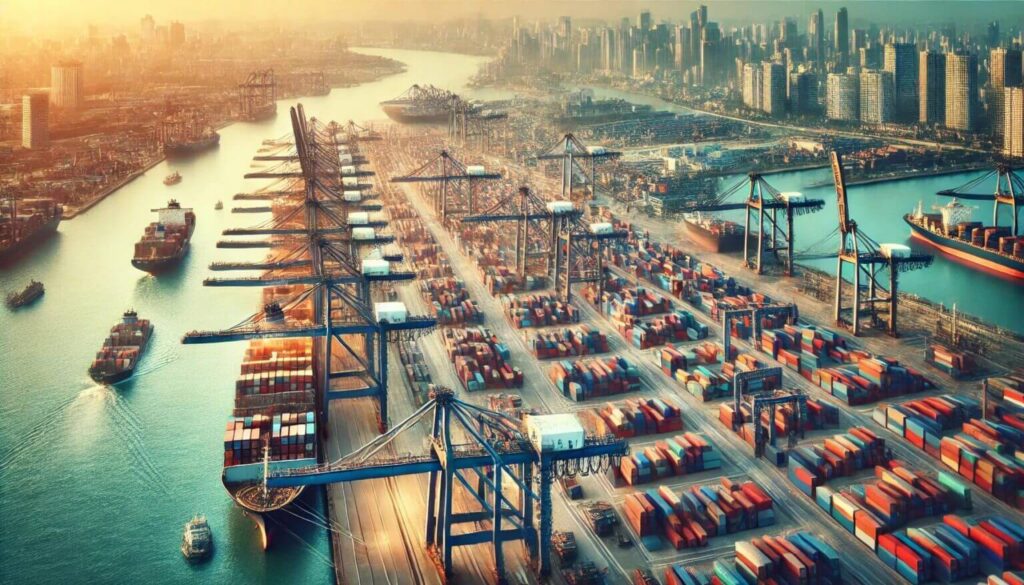 オランダのロッテルダム港