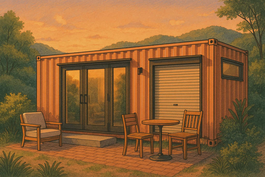 建物として使えるコンテナ