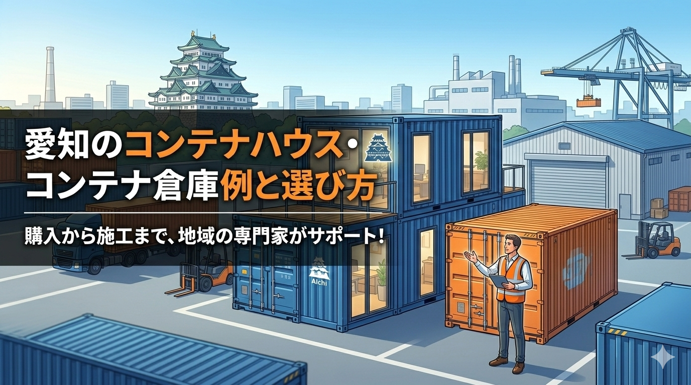 愛知県でコンテナを購入するなら｜名古屋発・全国配送のハレコンテナ