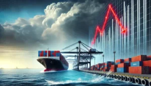暴騰していたコンテナ運賃指数（WCI）が下落