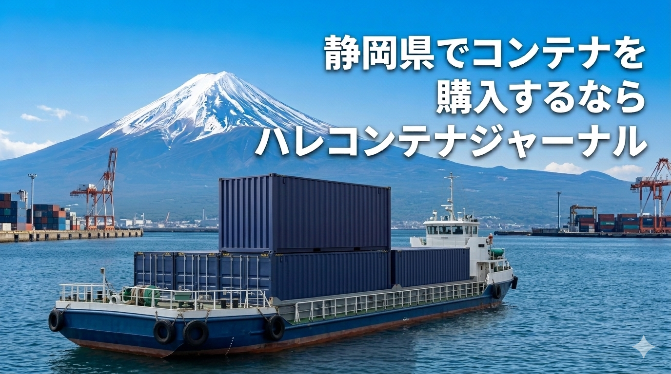 静岡県でコンテナを購入するなら｜静岡営業所から県内全域に配送対応