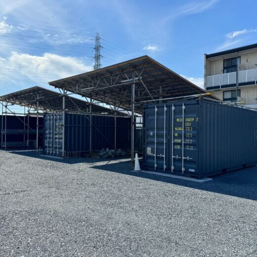 三重県四日市市 20フィート新品コンテナ設置