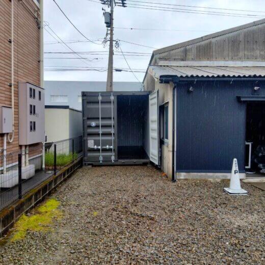 石川県金沢市 20フィート新品コンテナ 設置