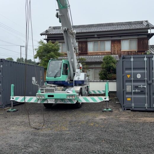 高知県四万十市 20フィート新品コンテナ設置