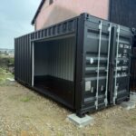 【新造】20ft 3ｍシャッター(ブラック)