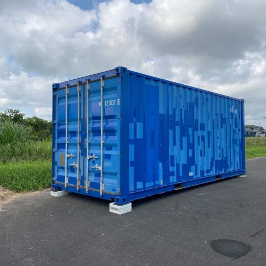 福岡県築上郡 20フィート中古コンテナ設置