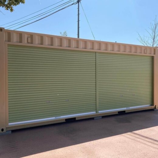 長崎県大村市 ボートレース大村 20ft新品コンテナ フルシャッター