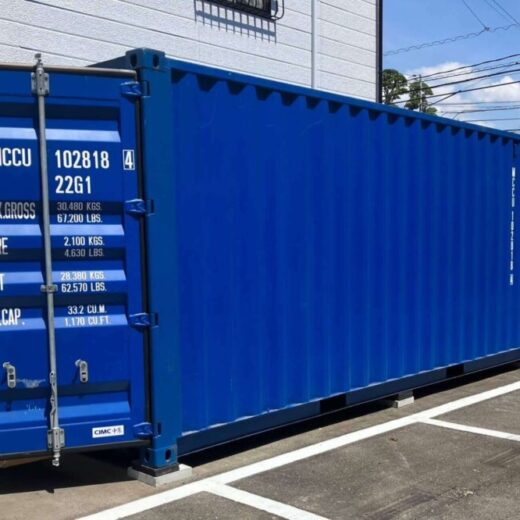 広島県広島市西区 20フィートコンテナ設置（外観）