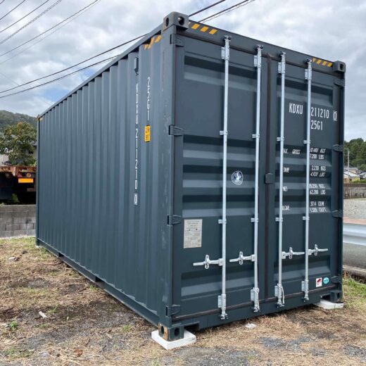 福岡県鞍手郡鞍手町 20フィートコンテナ設置