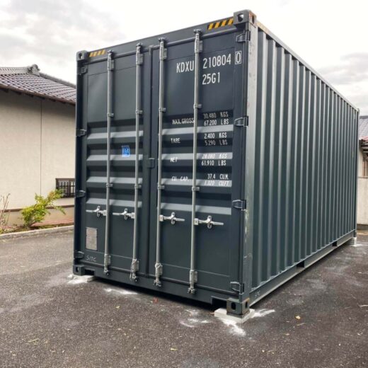 佐賀県杵島郡大町町 20フィートコンテナ設置（外観）