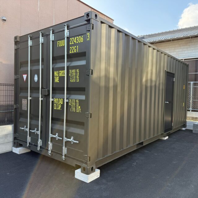 徳島県の海上コンテナ・中古コンテナ・コンテナ倉庫設置例 - ハレコンテナ